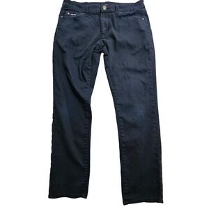 Fried Denim Slim Fit Pants 36x32 Black‎ Moto Pocket Stretch Streetwear YJ2590